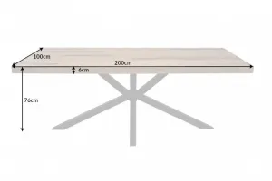 Jedálenský stôl MORFEUS Dekorhome 240x110x76 cm