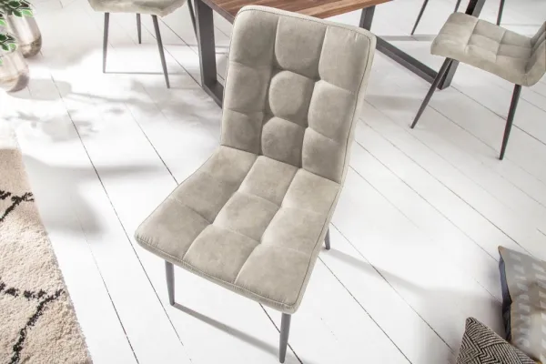 LuxD 24718 Dizajnová stolička Modern vintage hnedá