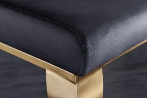 Jedálenská stolička 2 ks ZETHOS Dekorhome Čierna