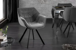 LuxD 24120 Dizajnová stolička Kiara horčicový zamat