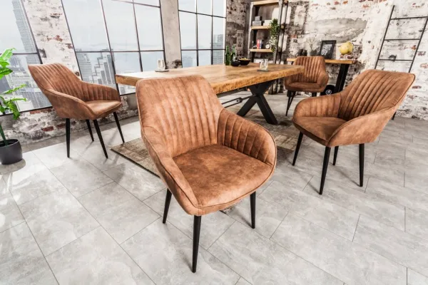 LuxD Dizajnové kreslo Esmeralda sivobéžové