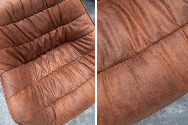 LuxD Dizajnové kreslo Kiara sivohnedé taupe