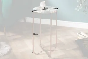 Odkladací stolík DAFNE Dekorhome Achát