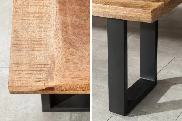 LuxD Luxusná lavica Thunder 170 cm / mango