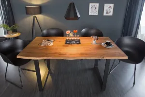 Jedálenský stôl ATHAMÁS divoká akácia Dekorhome 180x90x77 cm