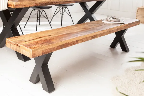 Jedálenská lavica THOR 7 cm Dekorhome 200 cm