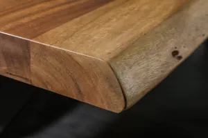 Jedálenský stôl ATHAMÁS akácie Dekorhome 240x97-106x77 cm