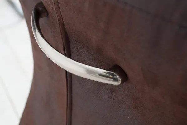 LuxD 16130 Stolička Bull kávovo hnedá