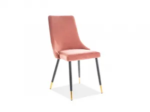 Jedálenská stolička PIANO VELVET Signal Sivá