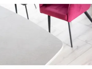 Rozkladací jedálenský stôl ARMANI CERAMIC Signal Čierna / biela