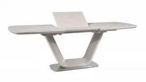 Rozkladací jedálenský stôl ARMANI CERAMIC Signal Čierna / biela