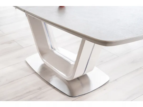 Rozkladací jedálenský stôl ARMANI CERAMIC Signal Čierna / biela