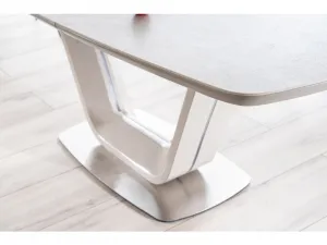 Rozkladací jedálenský stôl ARMANI CERAMIC Signal Čierna / biela