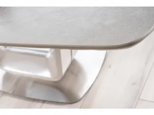 Rozkladací jedálenský stôl ARMANI CERAMIC Signal Čierna / biela