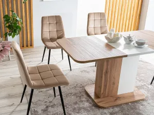 Jedálenská stolička Biola Velvet čierna