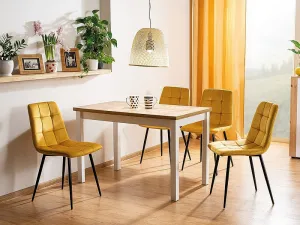 Jedálenská stolička Biola Velvet čierna