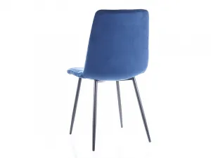 Signal Jedálenská stolička Mila Velvet Farba: Granátová / Bluvel 86
