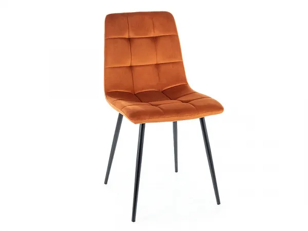 Signal Jedálenská stolička Mila Velvet Farba: Škoricová / Bluvel 4215