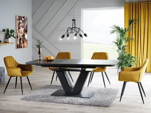 Jedálenské kreslo LINEA VELVET - POSLEDNÉ KUSY