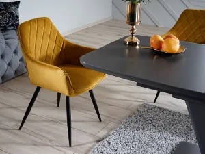 Jedálenské kreslo LINEA VELVET - POSLEDNÉ KUSY