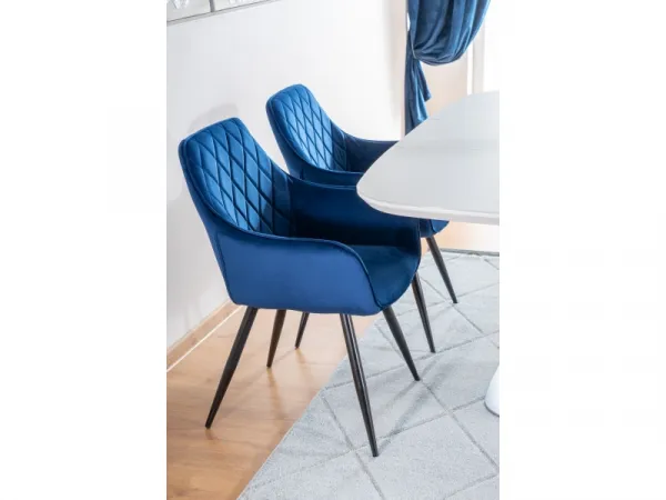 Jedálenské kreslo LINEA VELVET - POSLEDNÉ KUSY