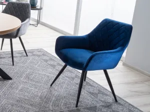 Jedálenské kreslo LINEA VELVET - POSLEDNÉ KUSY
