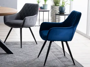 Jedálenské kreslo LINEA VELVET - POSLEDNÉ KUSY