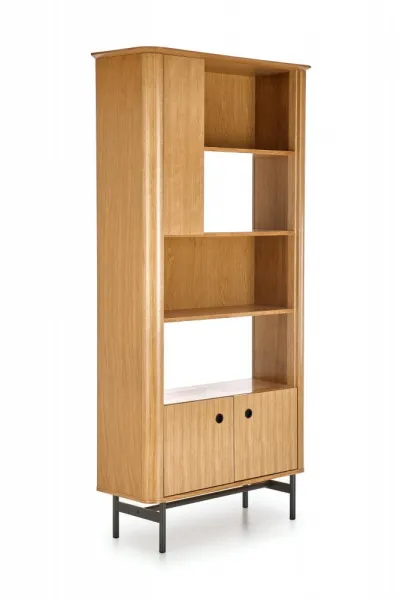 HALMAR Regál Smart REG-1 dub/čierny