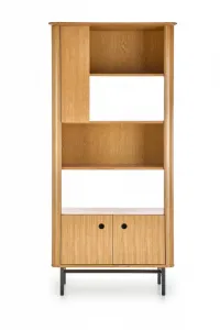 HALMAR Regál Smart REG-1 dub/čierny