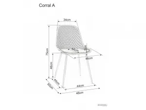 Jedálenská stolička CORRAL A Signal