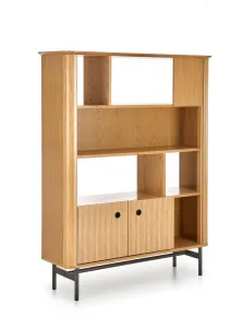HALMAR Regál Smart REG-2 dub/čierny