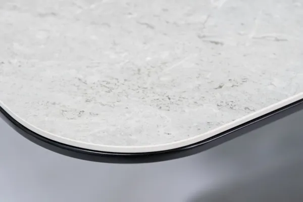 Signal Rozkladací jedálenský stôl PALLAS CERAMIC | sivý efekt mramoru