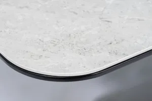 Signal Rozkladací jedálenský stôl PALLAS CERAMIC | sivý efekt mramoru