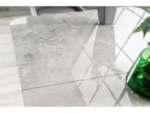 Signal Rozkladací jedálenský stôl PALLAS CERAMIC | sivý efekt mramoru