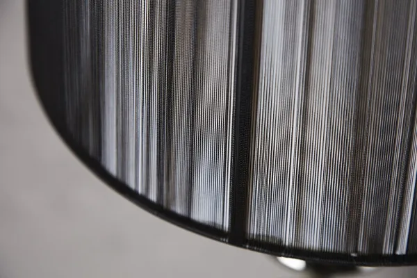 Stojacia lampa LUANDA Dekorhome Čierna