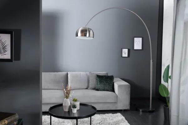 Stojaca lampa BANGUI 170 - 210 cm Dekorhome Medená
