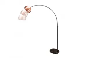 Stojaca lampa BANGUI 170 - 210 cm Dekorhome Medená