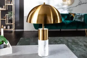 Stolová lampa BUCURESCI Dekorhome Čierny mramor