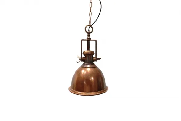 Závesná lampa LOMÉ Dekorhome Medená