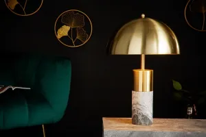 Stolová lampa BUCURESCI Dekorhome Čierny mramor