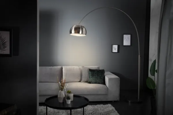 Stojaca lampa BANGUI 170 - 210 cm Dekorhome Medená