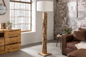 Tienidlo pre stojaciu lampu BAKU Dekorhome Sivá