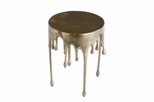 Odkladací stolík MEDUSA Dekorhome Zlatá