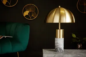 Stolová lampa BUCURESCI Dekorhome Čierny mramor
