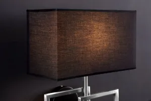 Nástenná lampa PERSEFONE Dekorhome Strieborná