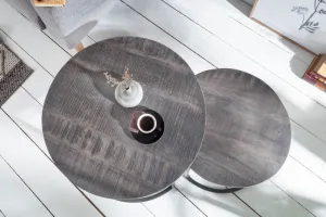 LuxD Sada konferenčných stolíkov Factor prírodné mango