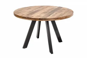 Jedálenský stôl THOR 120 cm Dekorhome Prírodné drevo