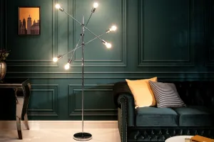 Stojací lampa GITEGA Dekorhome Čierna