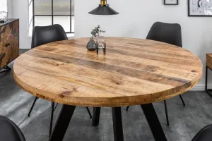 Jedálenský stôl THOR 120 cm Dekorhome Prírodné drevo