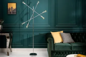 Stojací lampa GITEGA Dekorhome Čierna